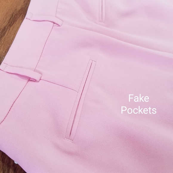 high-waisted cropped bubblegum pink pants (2) - Picture 8 of 11